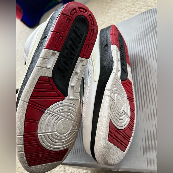 Nike Jordan 2 II retro Chicago sneakers 2004 OG ORIGINAL shoes varsity- 6 y 8 w - Picture 8 of 10